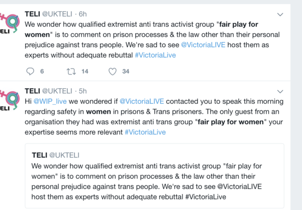 Dr Nicola Williams on BBC2 at 10.15, Victoria Live