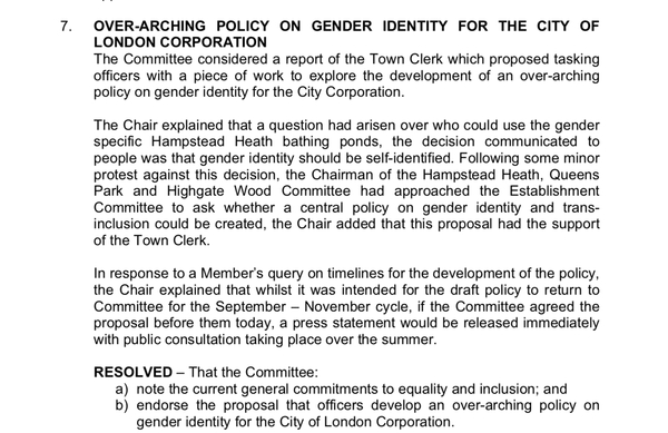 The City of London consultation didn’t go quite as they hoped...