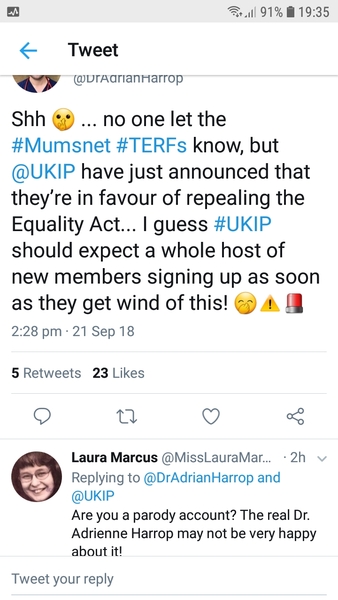 Dr Adrian Harrop thread the third, yes we've edited the title*...