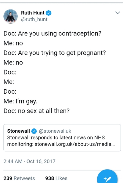 Stonewall: 100 per cent white, 95 per cent male