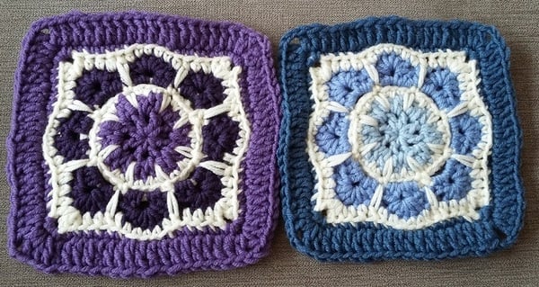 Woolly Hugs. A Blanket for the family of Mumsnetter JsOtherHalf  who very sadly died recently