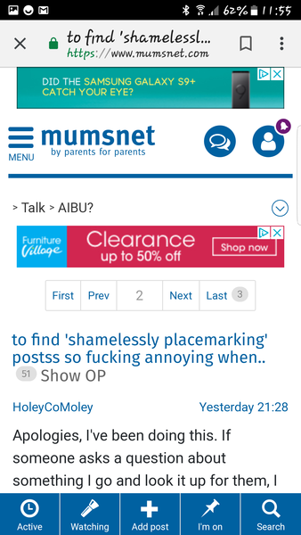 to find 'shamelessly placemarking' postss so fucking annoying when..
