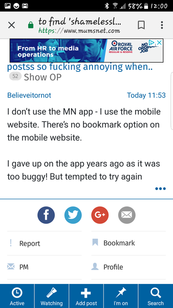 to find 'shamelessly placemarking' postss so fucking annoying when..