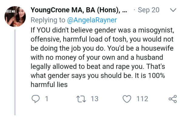 Angela Rayner's solidarity with her trans - sisters tweet not going well!