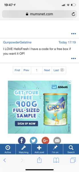 Mumsnet Advertising Formula Milk?