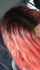 To ask for your help after hairdresser made my hair tangerine?