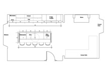 Lining up island with kitchen units?