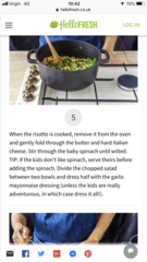 Hello fresh chicken and chorizo risotto.  Help!