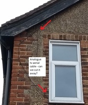 Excessive TV wiring - can I cut it away?