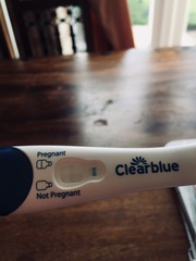 Clear blue test postitive?
