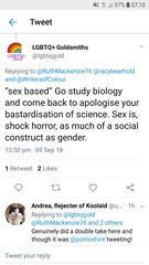 The Times -  smear campaign by trans lecturer at Goldsmiths