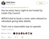 Leeds WPUK cancelled