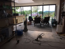 Sliding aluminium doors