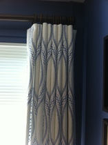 Altering curtain pleats