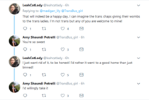 Lily Madigan again. UK Woman's Officer thinks transwomen can get pregnant now.