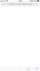 Mumsnet webpage blank when enlarged on iphone