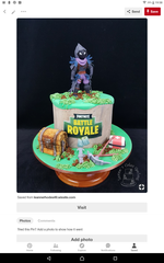 Fortnite cake - how do I build this?