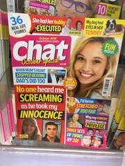 Anyone else bothered by magazine covers in supermarkets unsuitable for children