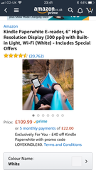 Amazon had a 'pay in 5 instalments' option earlier today...
