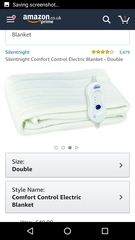I think it's actually time to but the electric blanket back on the bed!