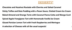 Restaurant menu help!