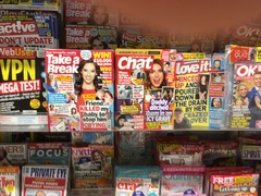 Anyone else bothered by magazine covers in supermarkets unsuitable for children