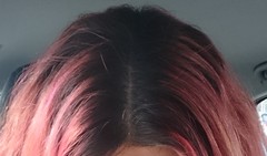 To ask for your help after hairdresser made my hair tangerine?