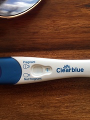 Clear blue test postitive?