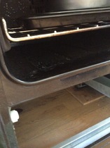 To show you the inside of my oven and ask how the hell do I get it clean?