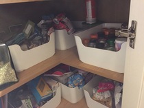 WHY are my kitchen cupboards overflowing?! *photos*