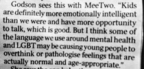 Thoughts on children, desistance and opposite-sex spaces