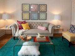 Help me redecorate - Brown leather sofa!