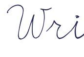 Cursive writing