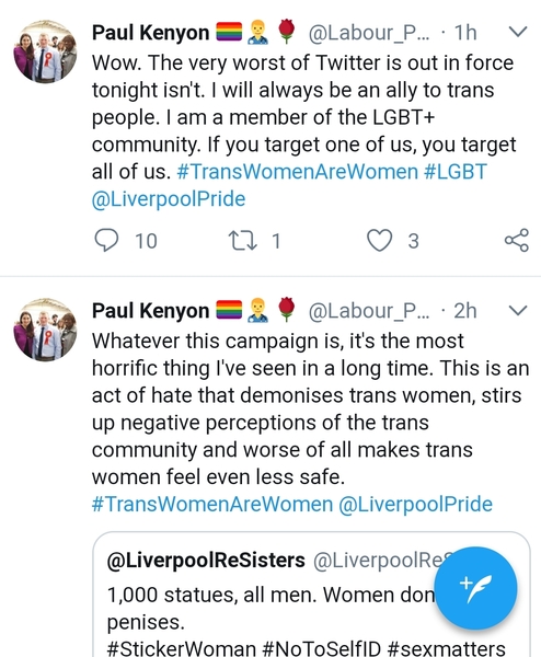 Thread  "on the recent misogyny of Liverpool City Council" re comments by Labour Cllr Paul Kenyon & Mayor Joe Anderson