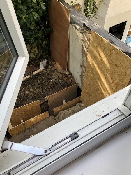 Building extension on someone else's extension