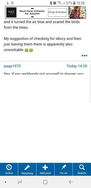 Black areas on mobile