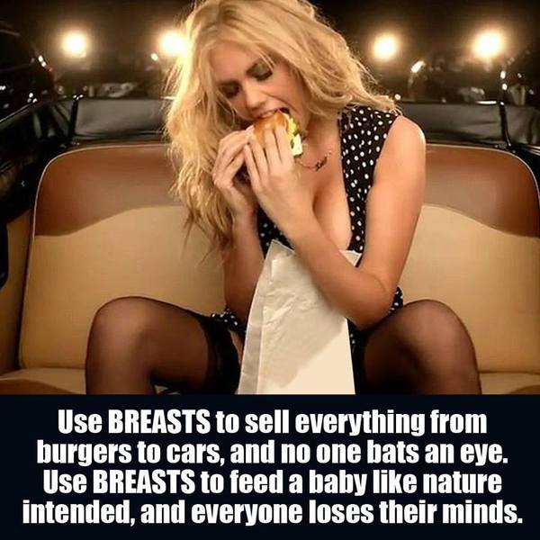 Breastfeeding at table