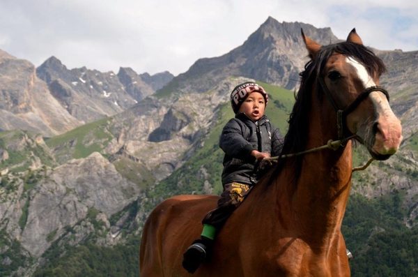 Horseriding with a screaming 9months old
