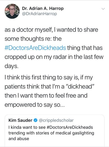 Dr Adrian Harrop thread the third, yes we've edited the title*...