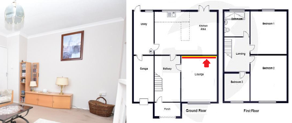 How much for breaking this wall? Photos and Floor plan attached