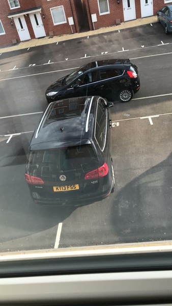 AIBU to do this to cars parked in our private car park?