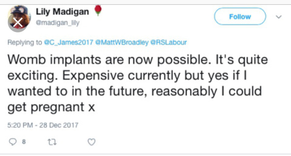 Lily Madigan tweets