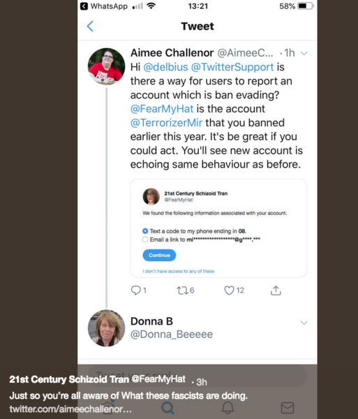 Twitter and right of reply