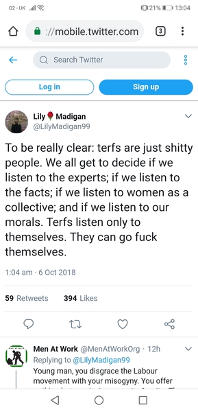 Lily Madigan tweets
