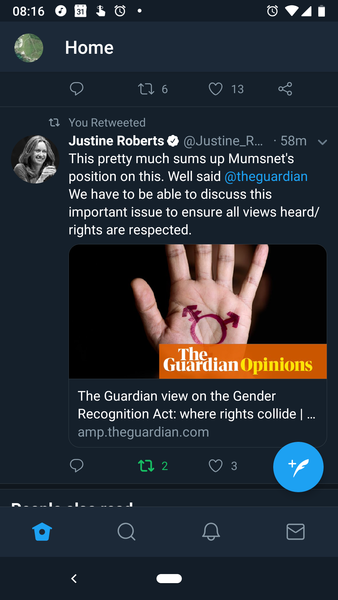 Is this an about-face from The Guardian?