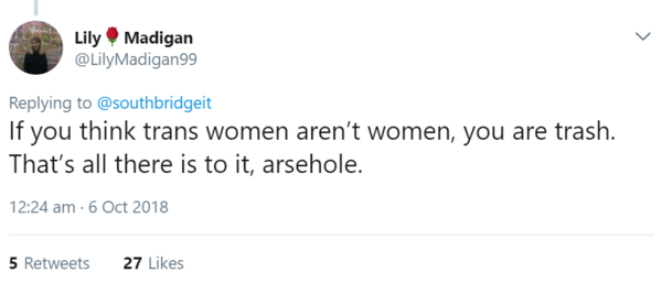 Lily Madigan tweets