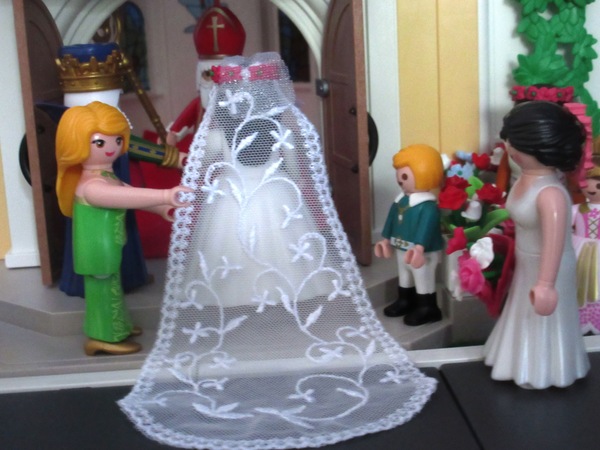 It will be the second Royal Wedding of the year for the Playmobil people in our house...