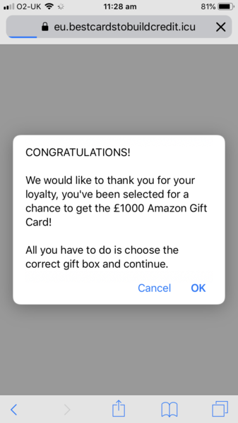 Keep getting redirected!