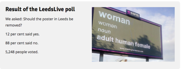 Indignation that Posie shared link to Leeds poster removal