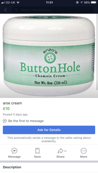 To start another Facebook selling thread, because this one is just too good not to share?